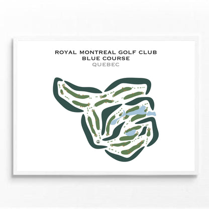 Royal Montreal Golf Club, Blue Course, Quebec, Canada - Printed Golf Courses