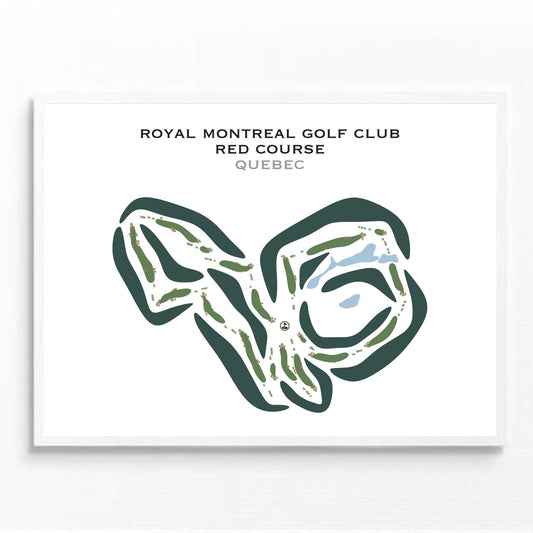 Royal Montreal Golf Club, Red Course, Quebec, Canada - Printed Golf Courses