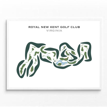 Royal New Kent Golf Club, Virginia - Printed Golf Courses