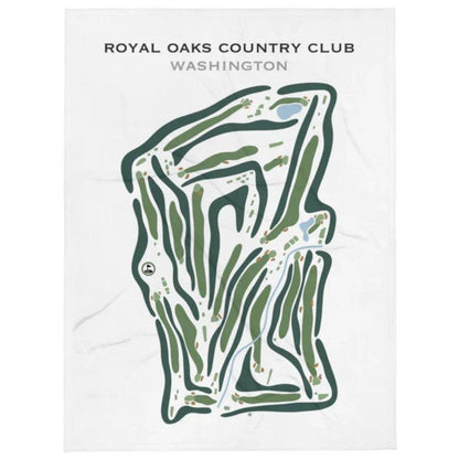 Royal Oaks Country Club, Washington - Printed Golf Courses