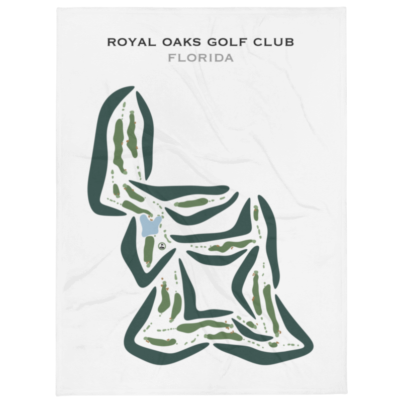 Royal Oaks Golf Club, Florida - Printed Golf Courses