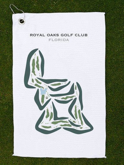 Royal Oaks Golf Club, Florida - Printed Golf Courses