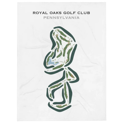 Royal Oaks Golf Club, Pennsylvania - Printed Golf Courses