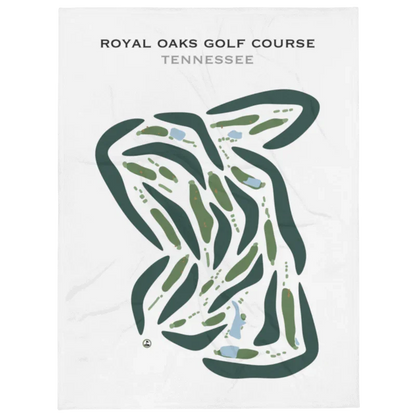 Royal Oaks Golf Course, Tennessee - Printed Golf Courses