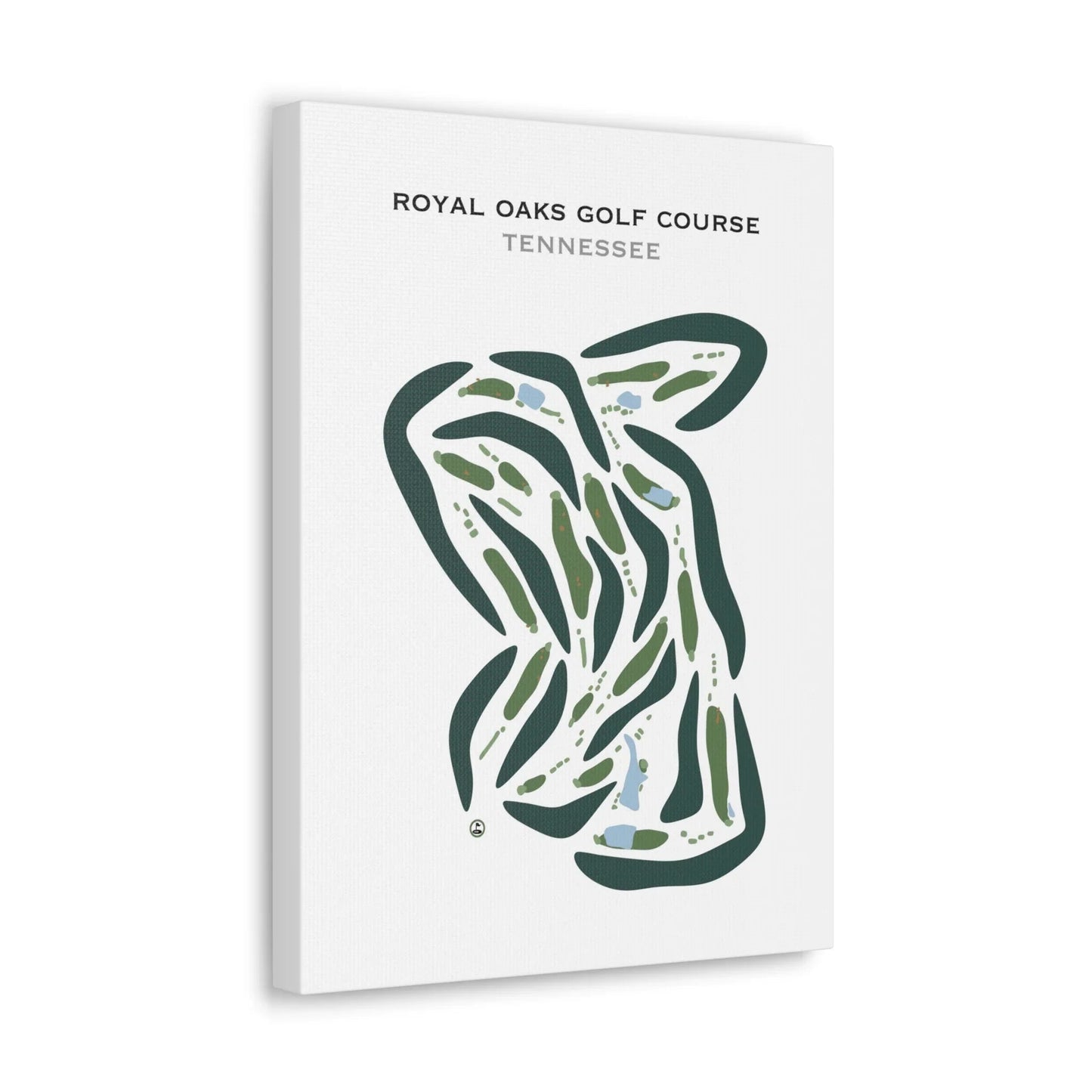 Royal Oaks Golf Course, Tennessee - Printed Golf Courses