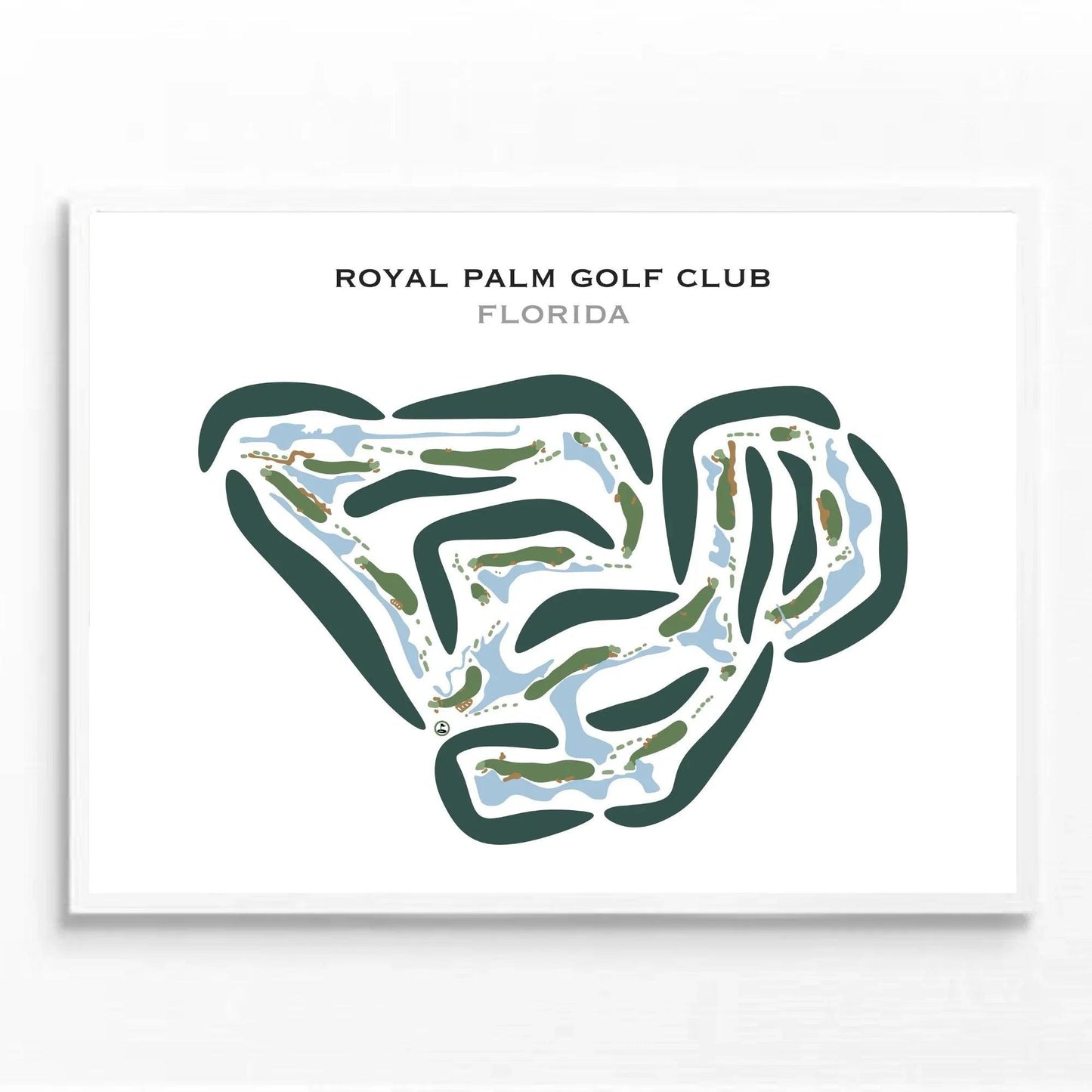 Royal Palm Golf Club, Florida - Printed Golf Courses