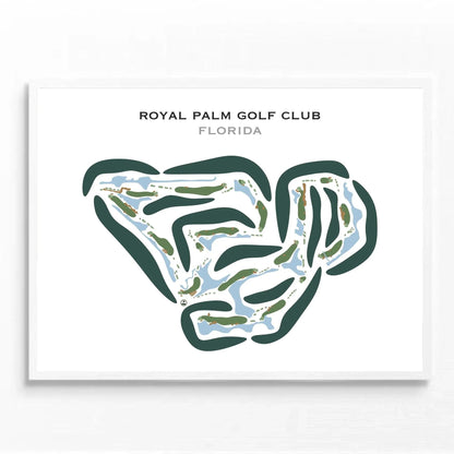 Royal Palm Golf Club, Florida - Printed Golf Courses