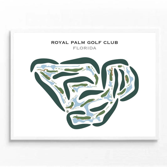 Royal Palm Golf Club, Florida - Printed Golf Courses