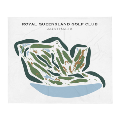 Royal Queensland Golf Club, Australia - Printed Golf Courses