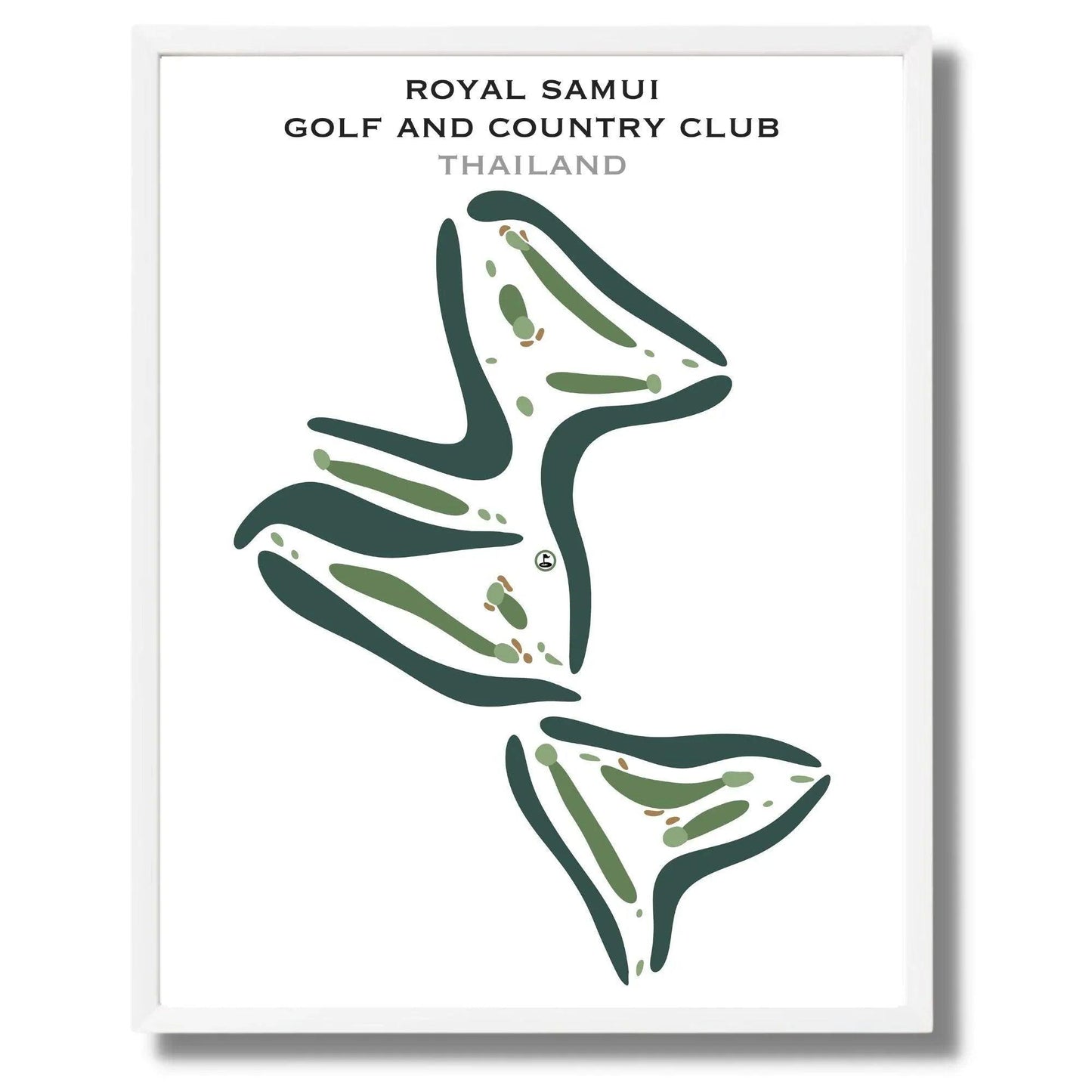 Royal Samui Golf and Country Club, Thailand - Printed Golf Courses