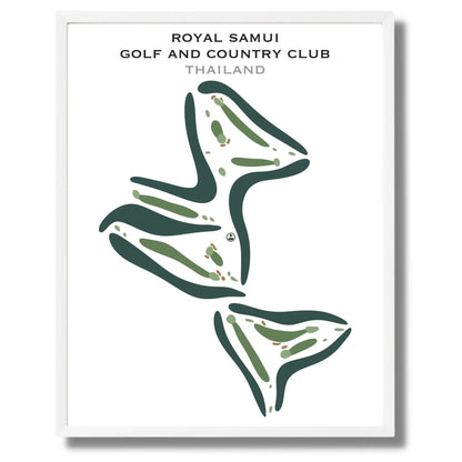 Royal Samui Golf and Country Club, Thailand - Printed Golf Courses