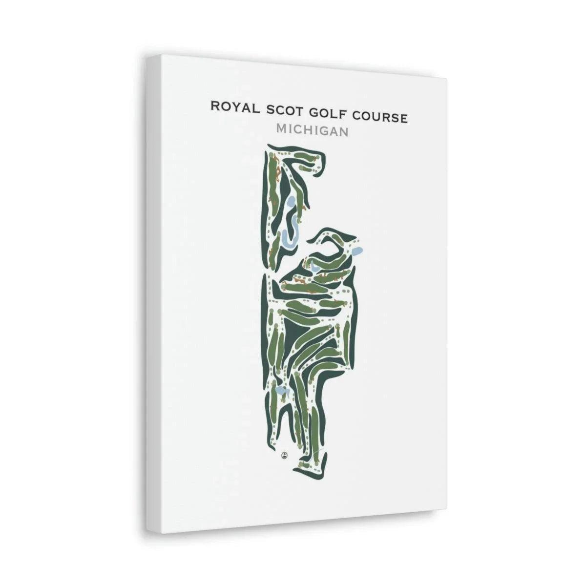 Royal Scot Golf Course, Michigan - Printed Golf Courses