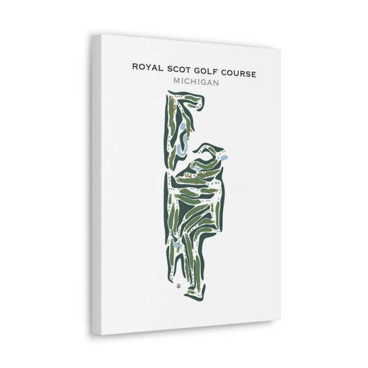 Royal Scot Golf Course, Michigan - Printed Golf Courses