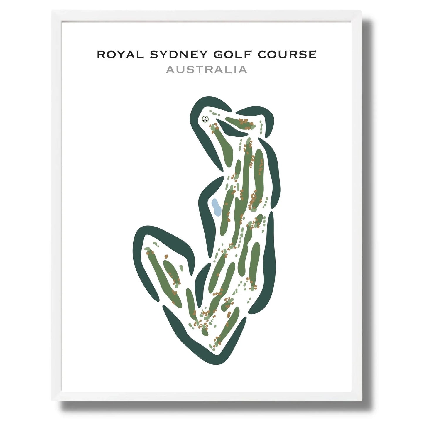 Royal Sydney Golf Course, Australia - Printed Golf Courses