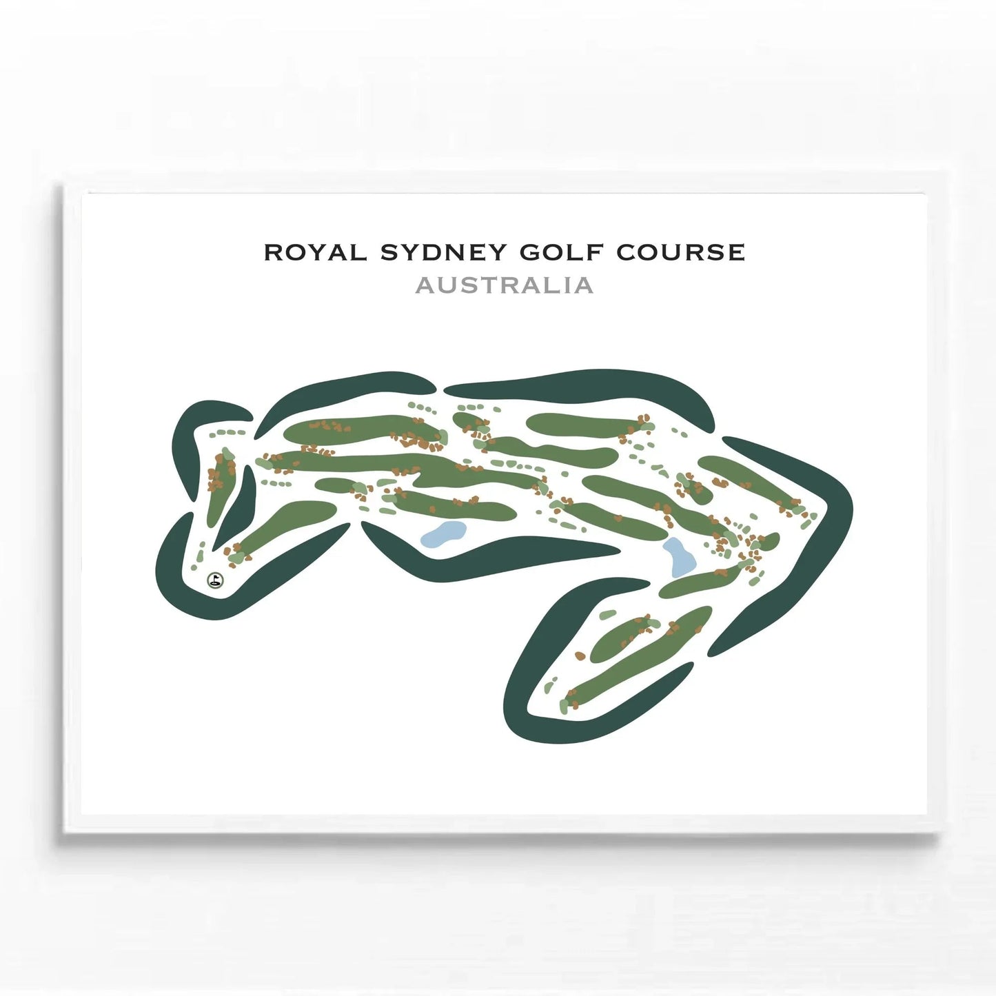 Royal Sydney Golf Course, Australia - Printed Golf Courses