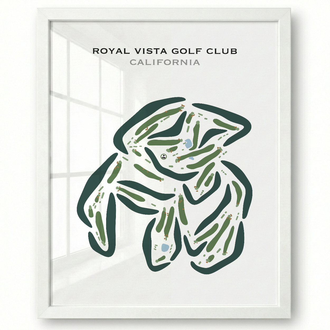 Royal Vista Golf Club, California - Printed Golf Courses