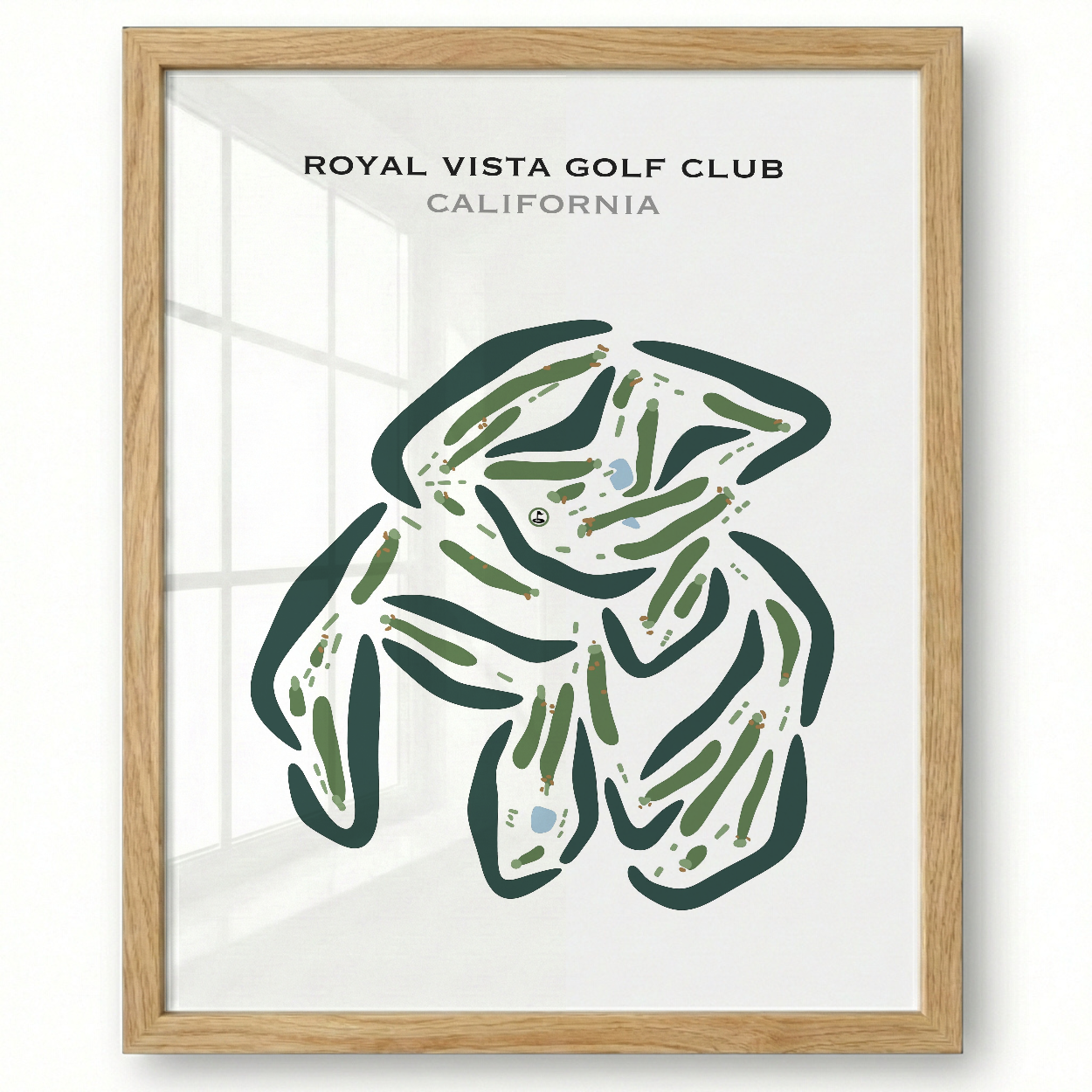 Royal Vista Golf Club, California - Printed Golf Courses