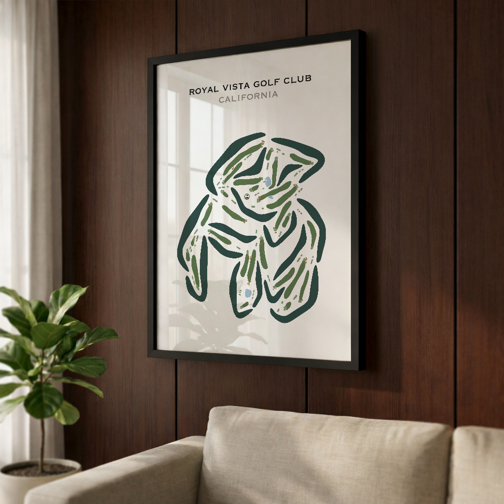 Royal Vista Golf Club, California - Printed Golf Courses