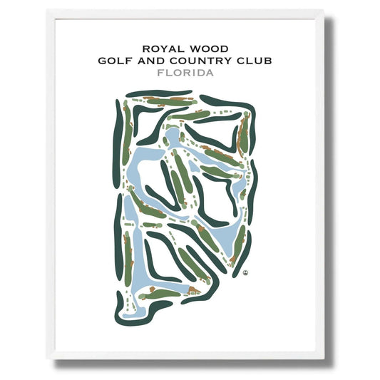 Royal Wood Golf & Country Club, Florida - Printed Golf Course