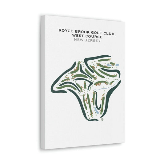 Royce Brook Golf Club West Course, New Jersey - Printed Golf Courses