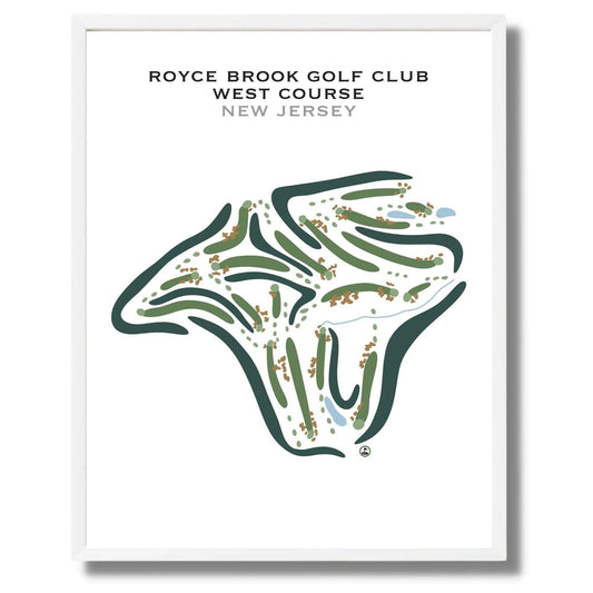 Royce Brook Golf Club West Course, New Jersey - Printed Golf Courses
