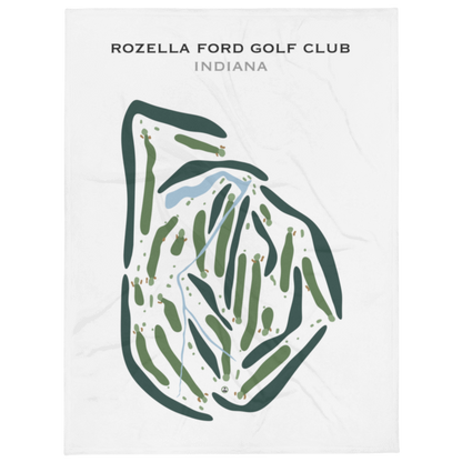 Rozella Ford Golf Club, Indiana - Printed Golf Courses