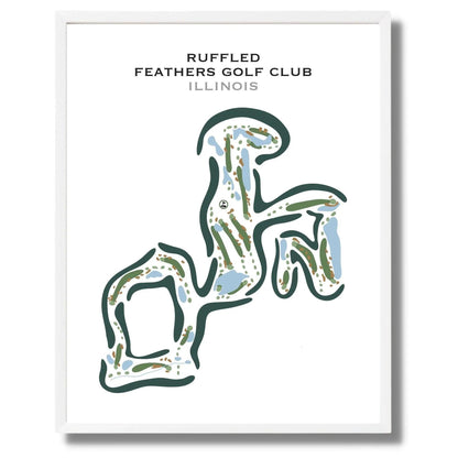Ruffled Feathers Golf Club, Illinois - Printed Golf Courses