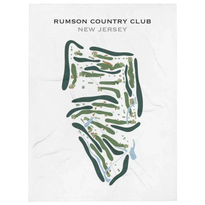 Rumson Country Club, New Jersey - Printed Golf Course