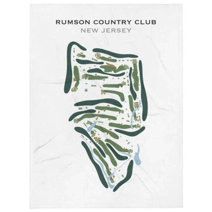 Rumson Country Club, New Jersey - Printed Golf Course
