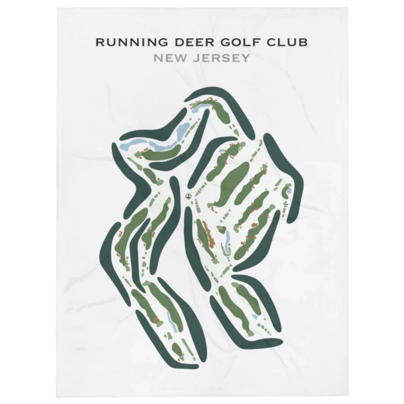 Running Deer Golf Club, New Jersey - Printed Golf Courses
