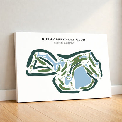 Rush Creek Golf Club, Minnesota - Printed Golf Course