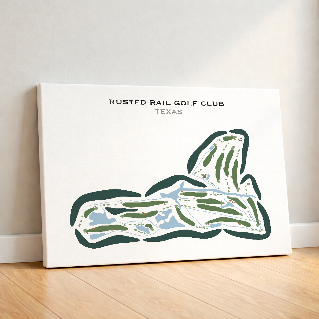Rusted Rail Golf Club, Texas - Printed Golf Courses