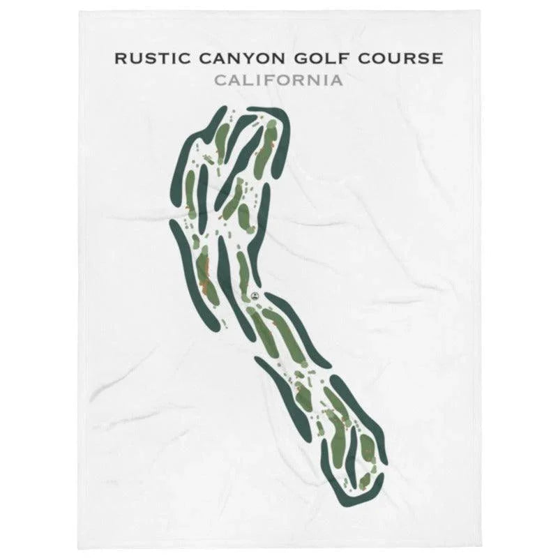 Rustic Canyon Golf Course, California - Printed Golf Course
