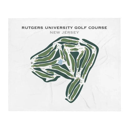 Rutgers University Golf Course, New Jersey - Printed Golf Courses