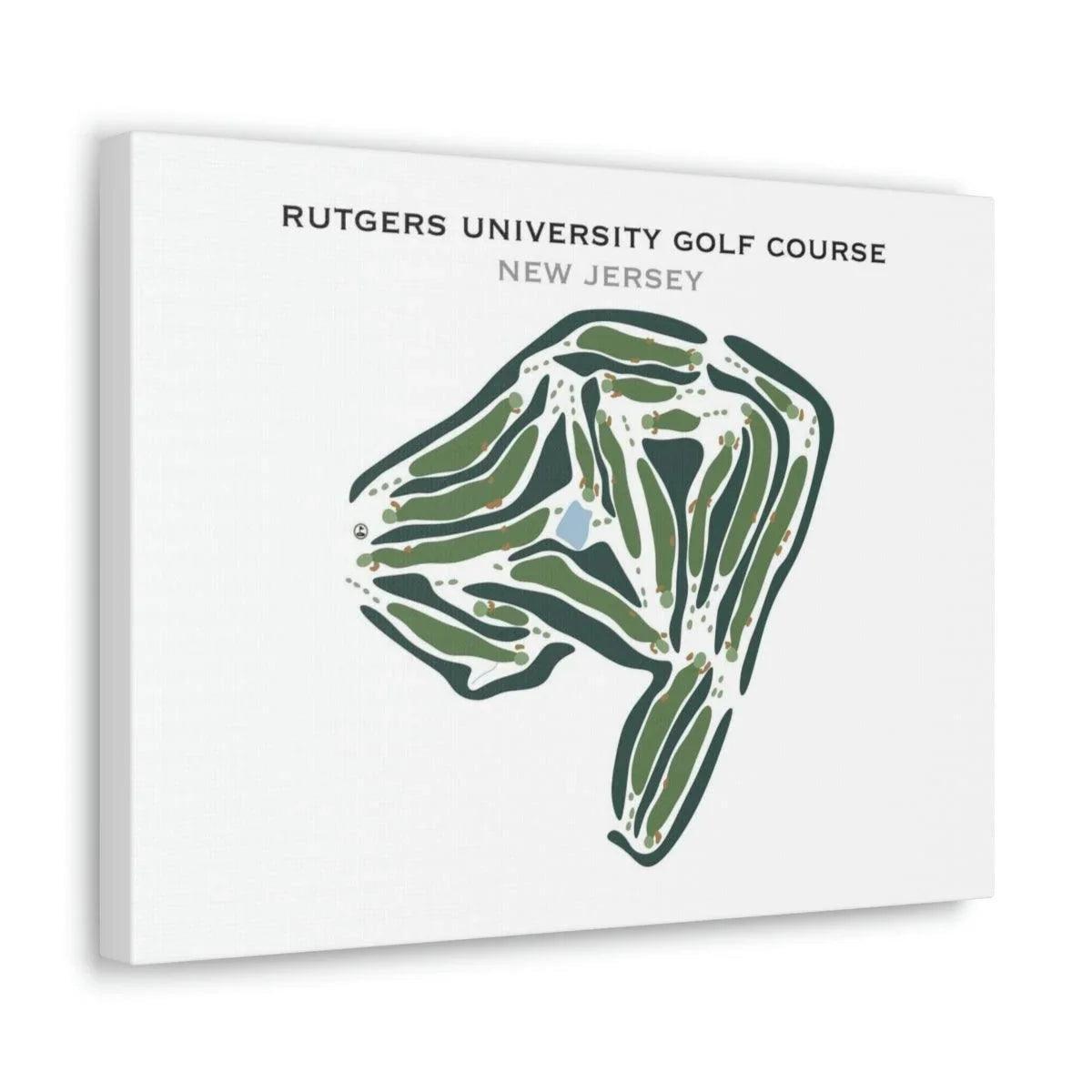 Rutgers University Golf Course, New Jersey - Printed Golf Courses