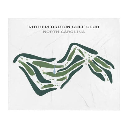 Rutherfordton Golf Club, North Carolina - Printed Golf Course