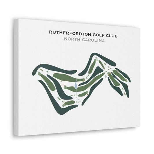 Rutherfordton Golf Club, North Carolina - Printed Golf Course