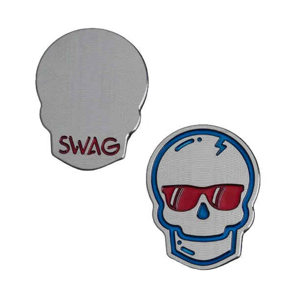 Swag Golf USA Skull Ball Marker - GOLF LEAGUE