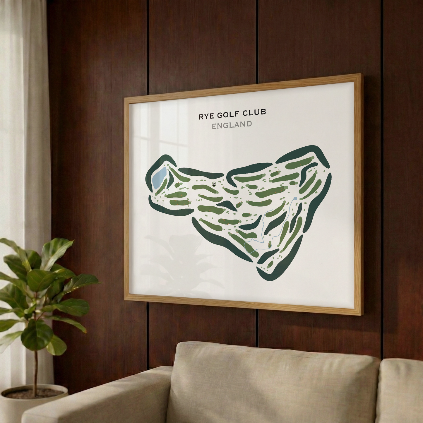 Rye Golf Club, England - Printed Golf Courses