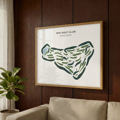 Rye Golf Club, England - Printed Golf Courses