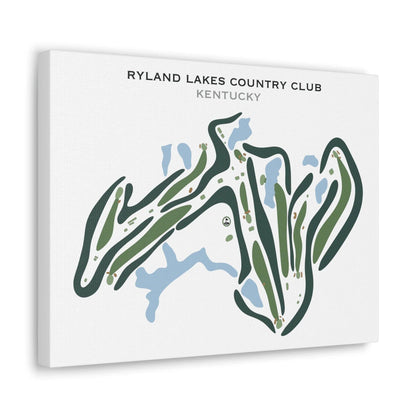 Ryland Lakes Country Club, Kentucky - Printed Golf Courses
