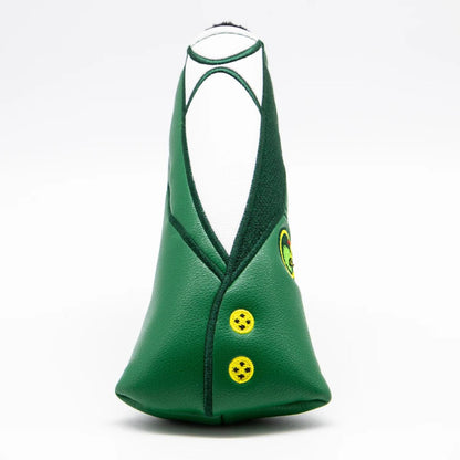 Golf Head covers The Green Jacket Golf Head covers Set for Golf Iron Driver Fairway Hybrid Blade Putter Mallet Putter Covers