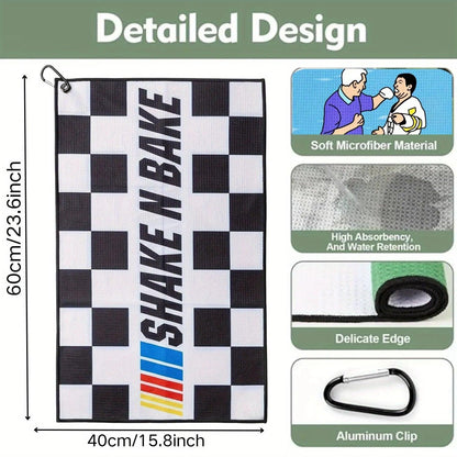 Funny Microfiber Premium Golf Towels Printed Golf Towels for Golf Bags for Men&Women Great Golf Accessories for Men Golfers Dad