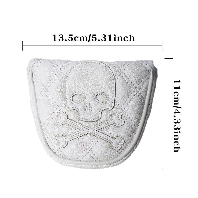 Golf Wood Cover Skull For Driver Fairway Hybrid Waterproof Protector Set PU Leather Soft Durable Golf Club Covers