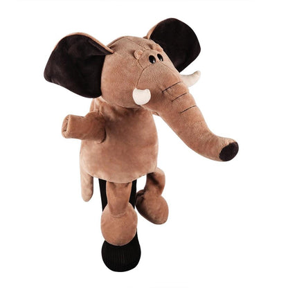 Plush Animal Stockings Closure Golf Club Headcover Driver Cover