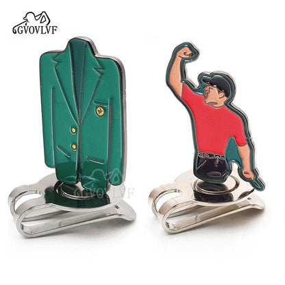 Golf Ball Marker Golf Accessories Ball Marker Magnetic fit Golf Divot Tools Hat Durable to Line Up Putts Indoors or Outdoors