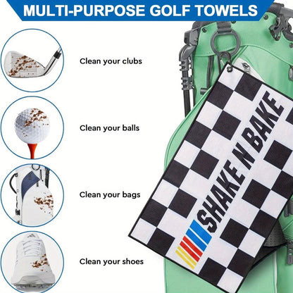 Funny Microfiber Premium Golf Towels Printed Golf Towels for Golf Bags for Men&Women Great Golf Accessories for Men Golfers Dad