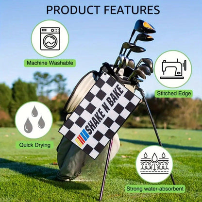 Funny Microfiber Premium Golf Towels Printed Golf Towels for Golf Bags for Men&Women Great Golf Accessories for Men Golfers Dad
