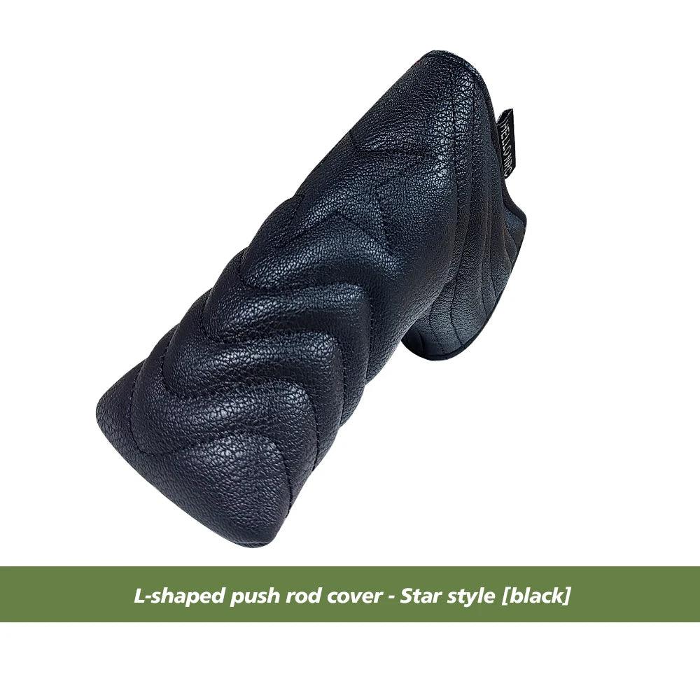 Golf Blade Putter Cover Golf HeadCover Multiple Style Magnetic Magic Tape Open Close Golf Club Protective Headgear Golf Supplies