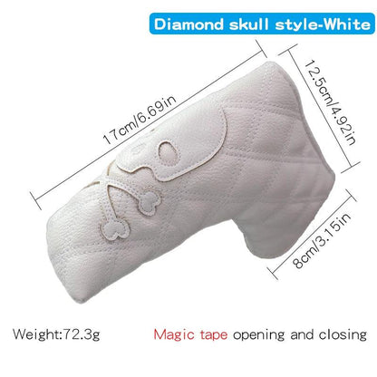 Golf Blade Putter Cover Golf HeadCover Multiple Style Magnetic Magic Tape Open Close Golf Club Protective Headgear Golf Supplies